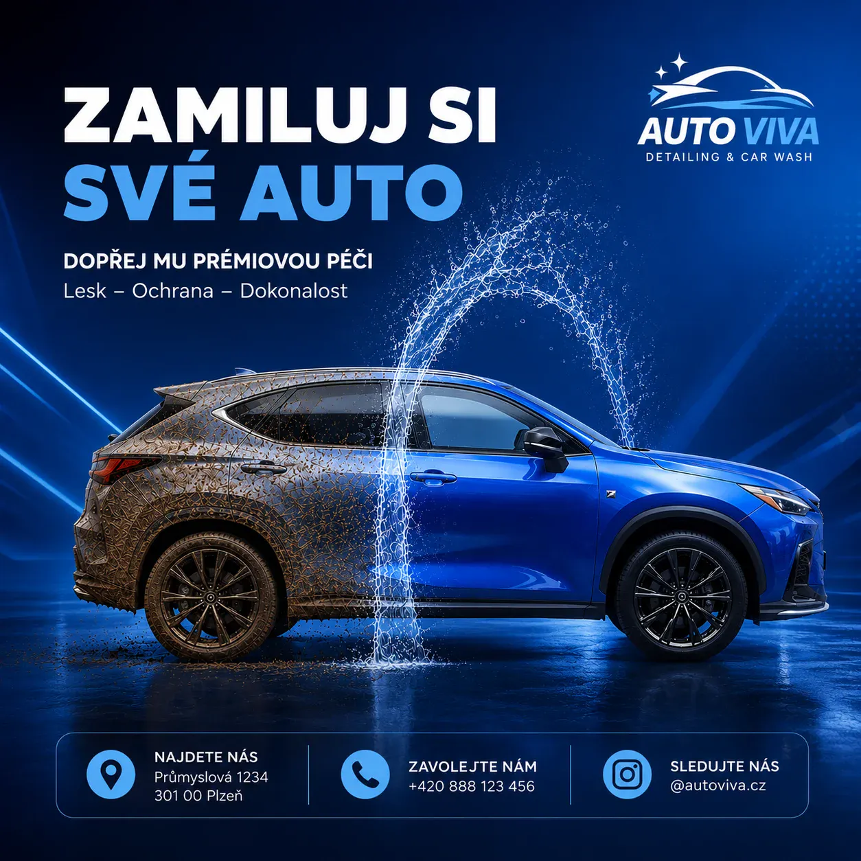 Vizuální identita pro detailing studio